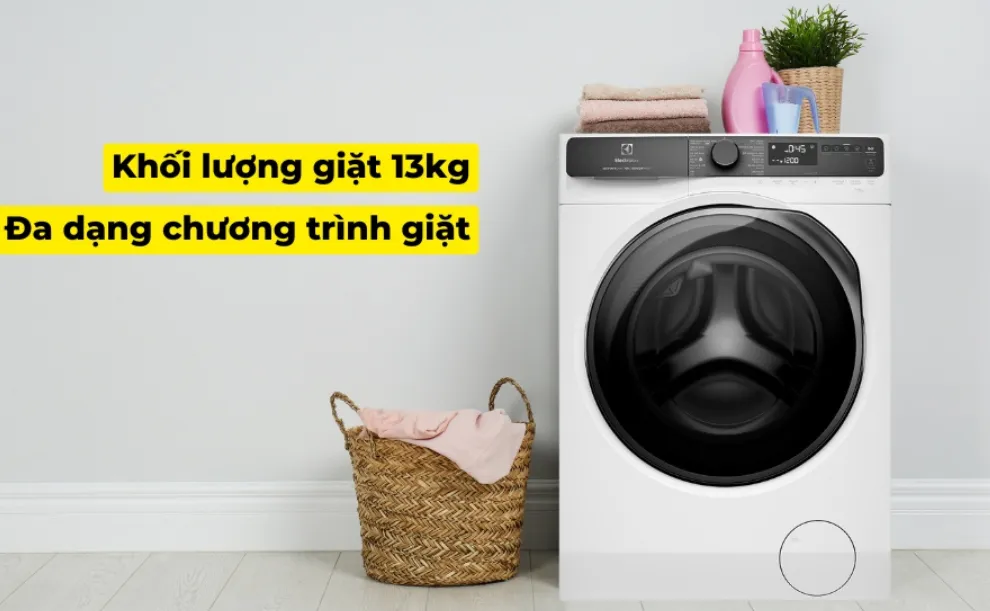 Chế độ vệ sinh máy giặt electrolux 13kg